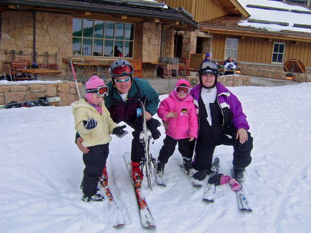 Family ski trip