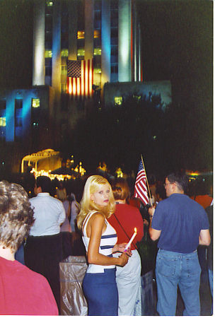 Me at 911 ceramony Houston downtown, never will forget