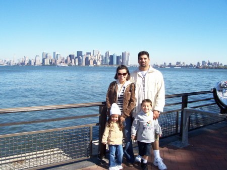 me and my family on ellis Island New York
