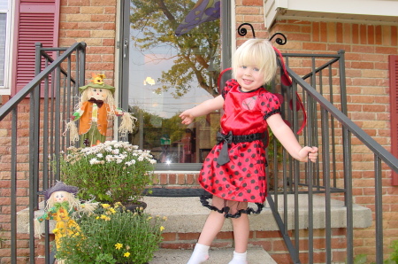 Ladybug Lauren on Halloween 2006