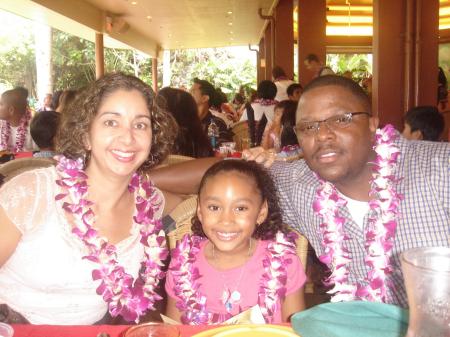 My Best Friend Mari,daughter Tasha and hubby Melvin.