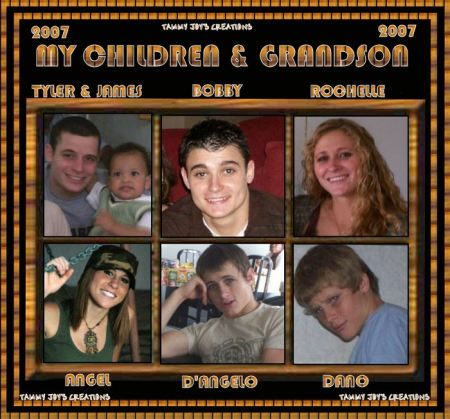 My 6 Children and my Grandson :) I have been Blessed!!! 2007