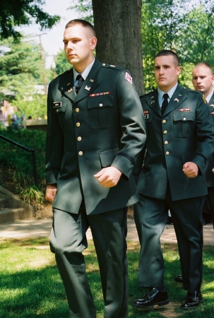 My oldest, Timothy, graduating from ROTC.
