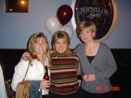 CHS 20th Reunion - Lisa, Gail and Susan - yes, I think they are holding me up!!