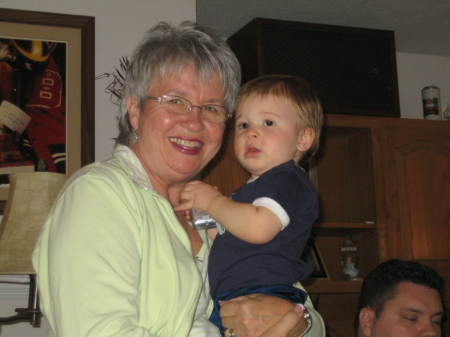 Oti and grandson Michael-thanksgiving, 2006