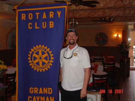 Rotary metting in Grand Cayman