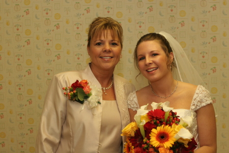 My daughter Allison and I on her wedding day.