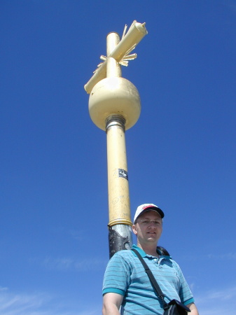 ken at the top of the zugspitze