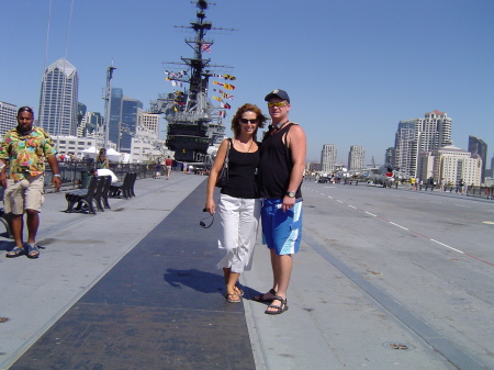 Me and the wife on the Midway