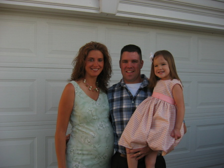 My husband Brian and oldest, Brielle Pregnant w/#3!