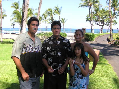 My Children: Makana, Kaneala, Clarissa & Leilani