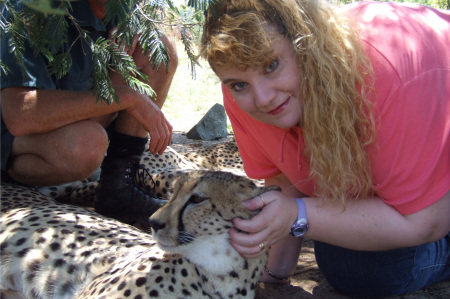 Yes, it's a real cheetah!