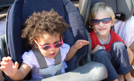 Loretta's children, Ivy Angelina and Patrick Walter