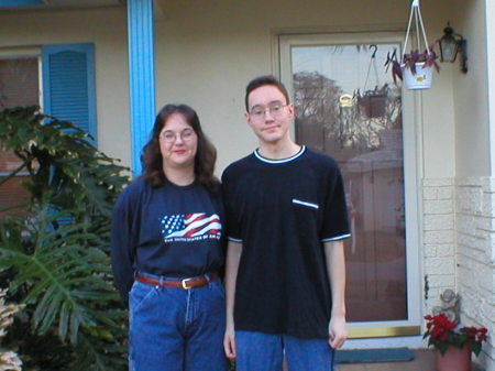 Cindy and Joshua at home