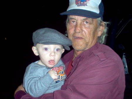  My Husband Joe , and grandson Gage