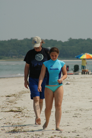 Julian and Meghan at the beach, Summer 2006