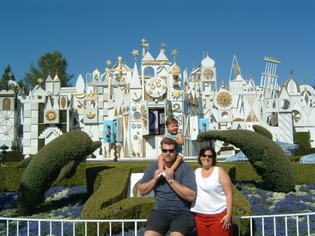 It's a small world...my wife Felicia and our 1st trip with our girl.