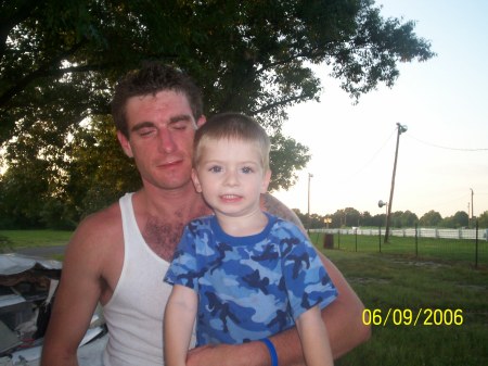 MY SON DANNY AND GRANDSON ZACKY