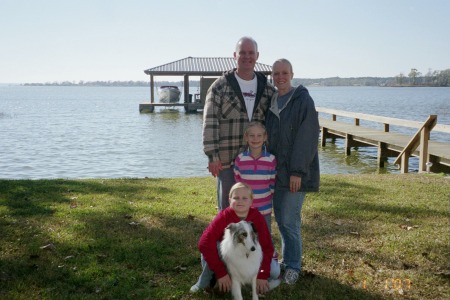 Wiggins Family at our Lake House