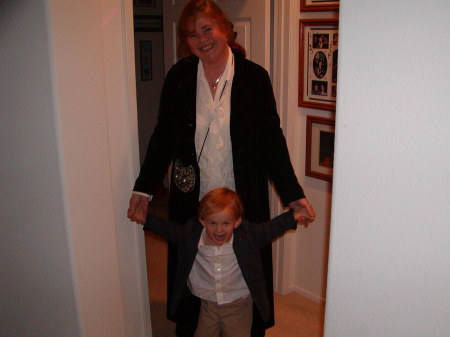 Cathy Styers Moore & Grandson Riley 12-2006