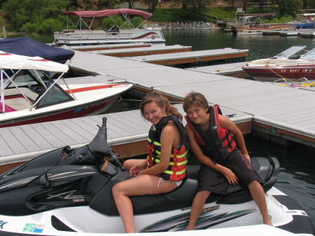 My kids ... summer at Bass Lake