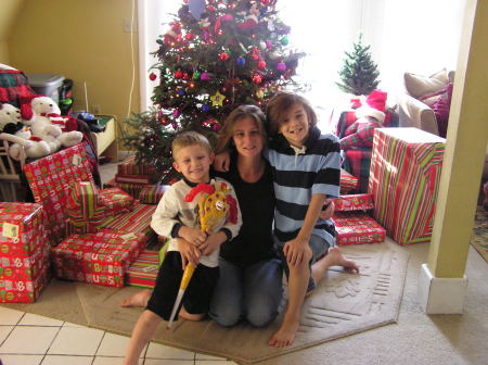 Mommy & boys Christmas