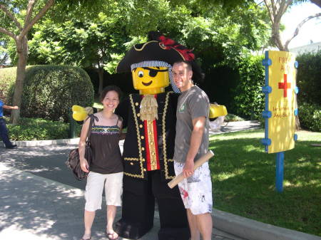 My and James at Legoland, CA.