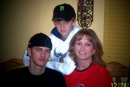 Me and my boys - Christmas 2006