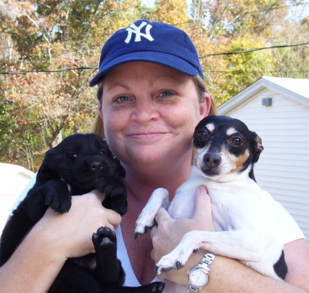 My "niece" Bella, me, & Miss Lovey