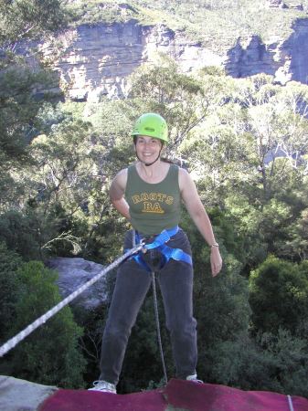 Australia 2003- Abseiling in the Blue Mountains