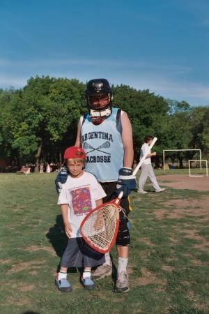 playing lacrosse in Argentina