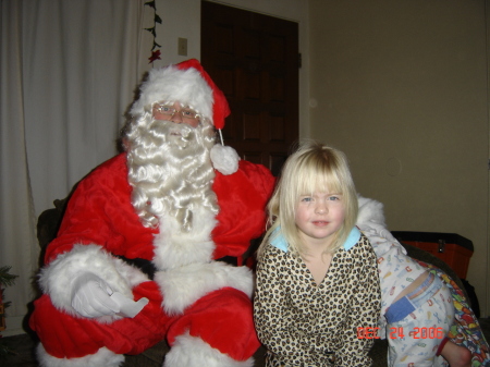 Santa's visit, 2006
