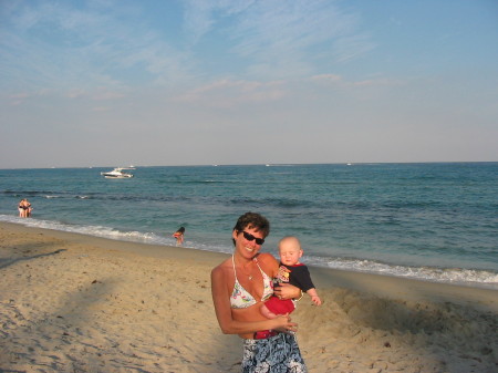 me and Austin at the beach!