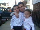 My nephew Johnny with my kids, Kyle & Klarissa