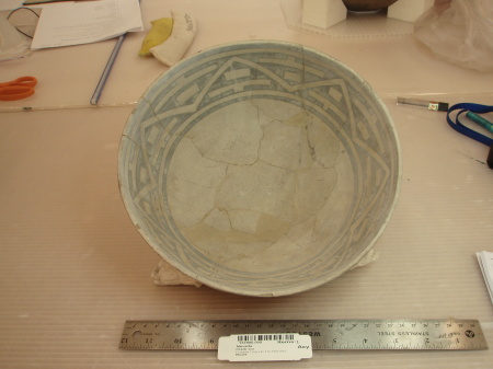 Virgin Anasazi black-on-white bowl
