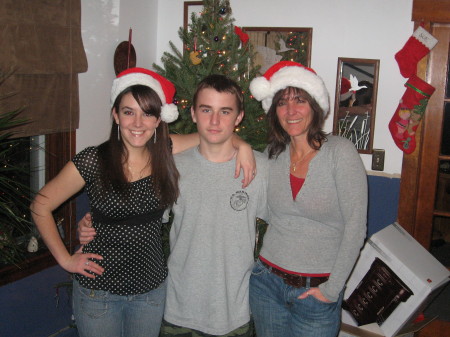 Me and my kids, James and Jessie-Christmas 2006