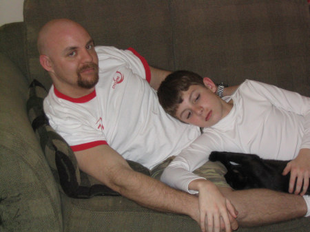 My brother, Kevin, and my nephew Dillon (2005)