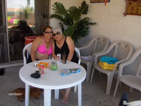 MY MOM SYLVIA AND I IN ARIZONA
