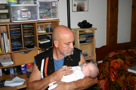 Me and my new grandson