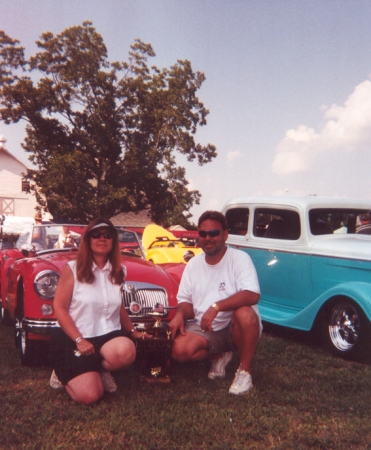 Me & my wife Pam at car show