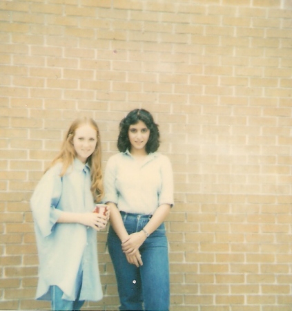 Me and Kathy Azghandi, Freshman year 1981