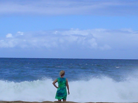 Me and a small Kauai wave