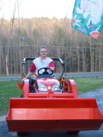 Me and my new tractor