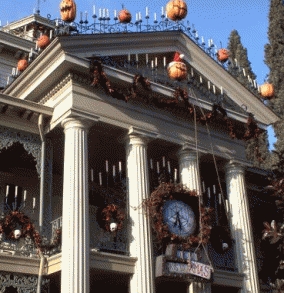 Haunted Mansion Holiday Exterior