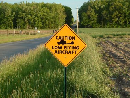 Sign at Shenandoah Airstrip