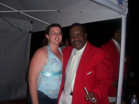 Me w/ 1 of the  original Drifters!