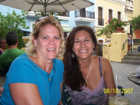 Paula and I meet up in Old San Juan