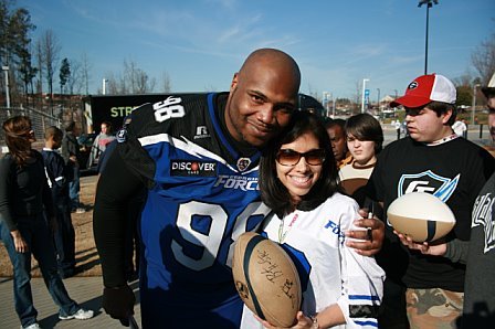 GA Force Football Autograph Signing 2008