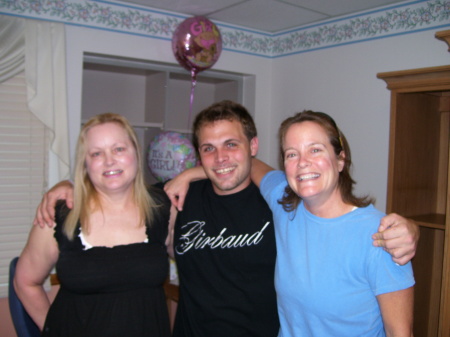 me  my baby  matt  and my sister cath