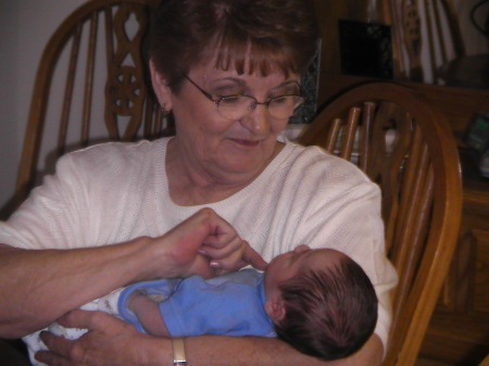 Great Grandma Tyrone with Gavin